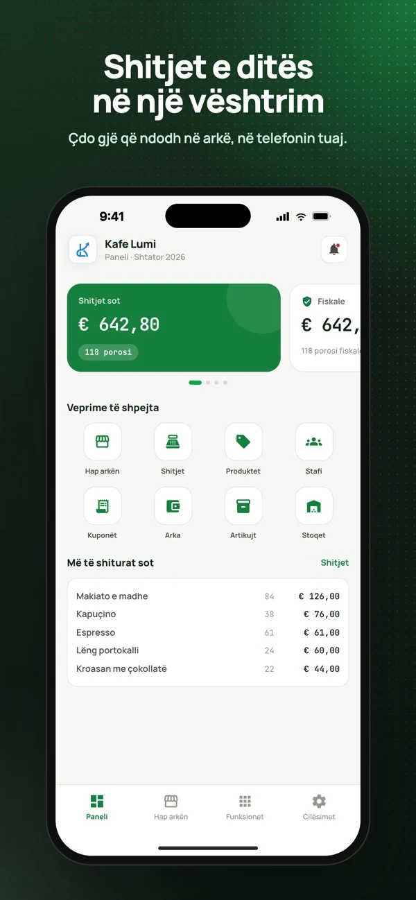 EasyKont: daily sales dashboard
